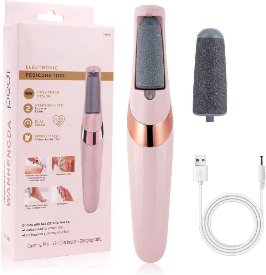 Rofessional Electric Foot Callus Remover, Rechargeable Electronic Foot File Pedicure Tool Kit, Foot Care for Dead Skin