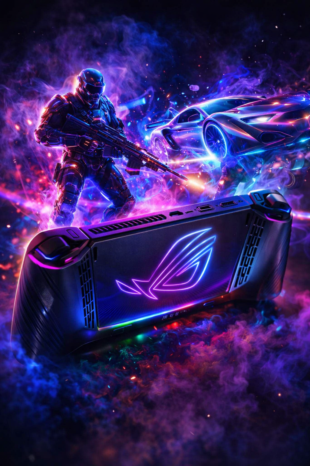 جهاز ألعاب أسوس روج آلي إكس | ASUS ROG Ally X Handheld Gaming Console (1TB SSD, 24GB RAM)Get Offer with Free Home Delievery
