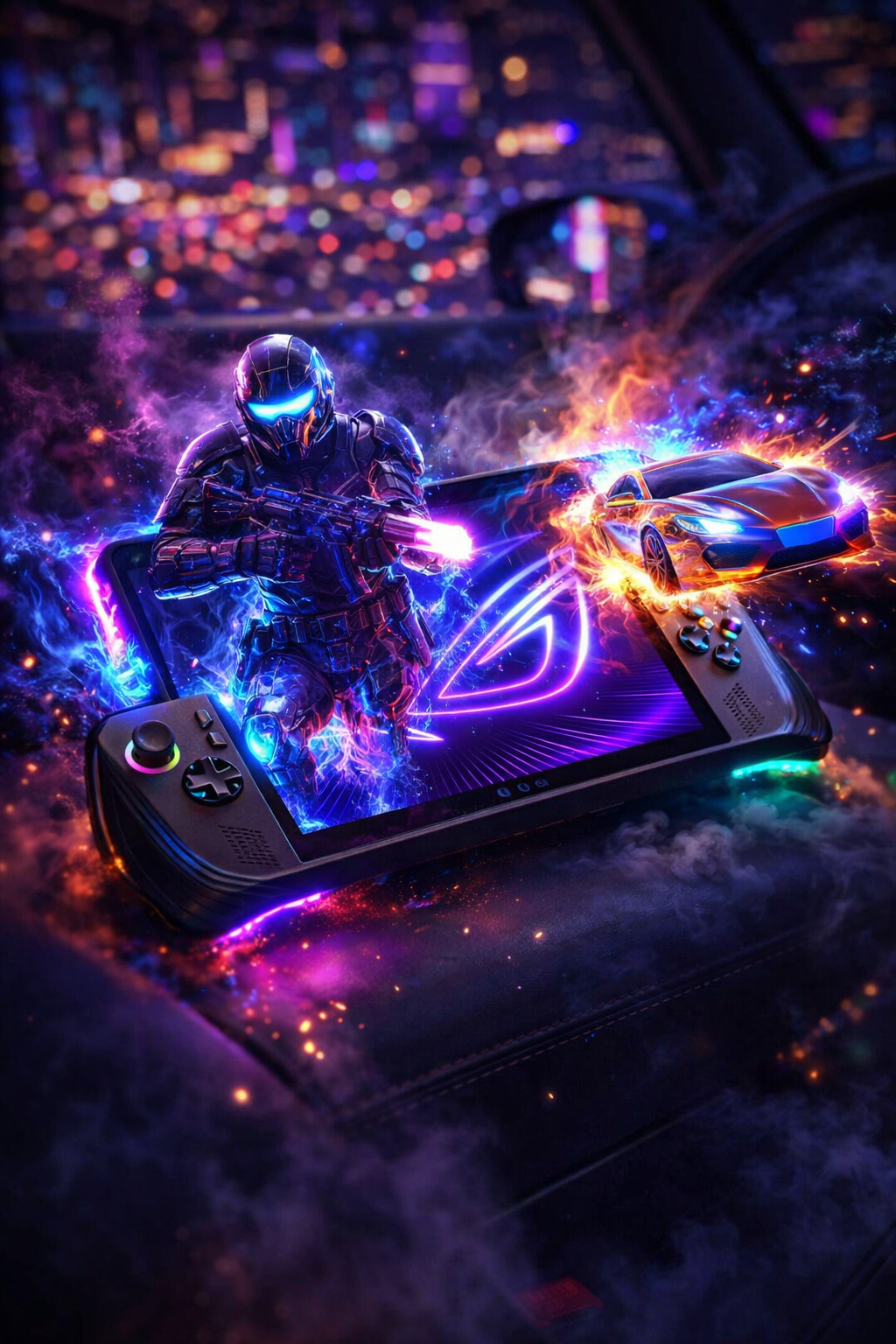جهاز ألعاب أسوس روج آلي إكس | ASUS ROG Ally X Handheld Gaming Console (1TB SSD, 24GB RAM)Get Offer with Free Home Delievery