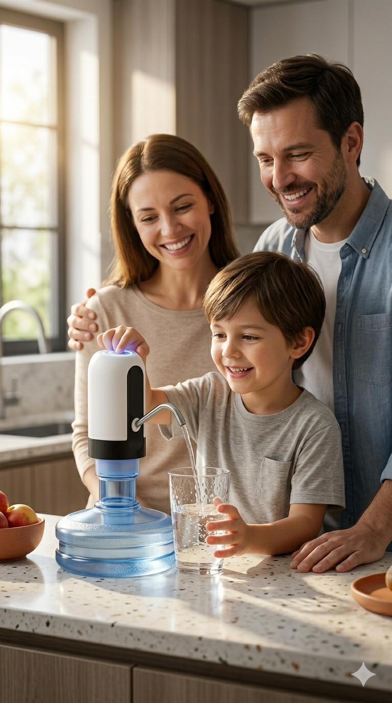Electric Water Dispenser Pump Automatic Water Bott...