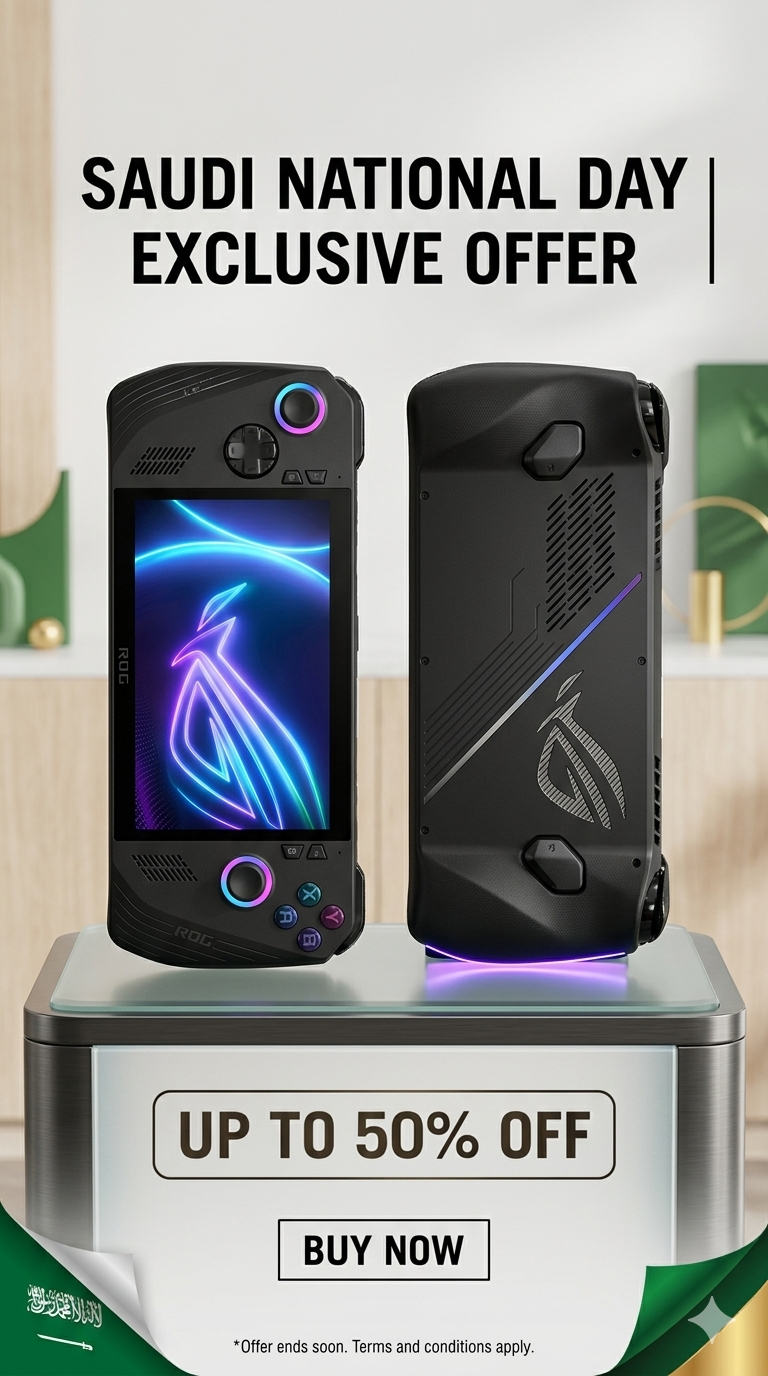 جهاز ألعاب أسوس روج آلي إكس | ASUS ROG Ally X Handheld Gaming Console (1TB SSD, 24GB RAM)Get Offer with Free Home Delievery