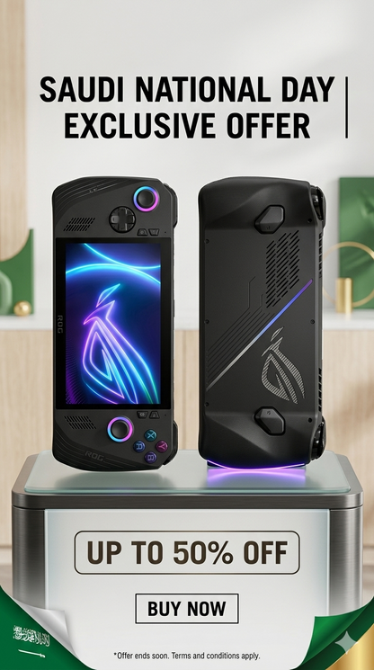 جهاز ألعاب أسوس روج آلي إكس | ASUS ROG Ally X Handheld Gaming Console (1TB SSD, 24GB RAM)Get Offer with Free Home Delievery