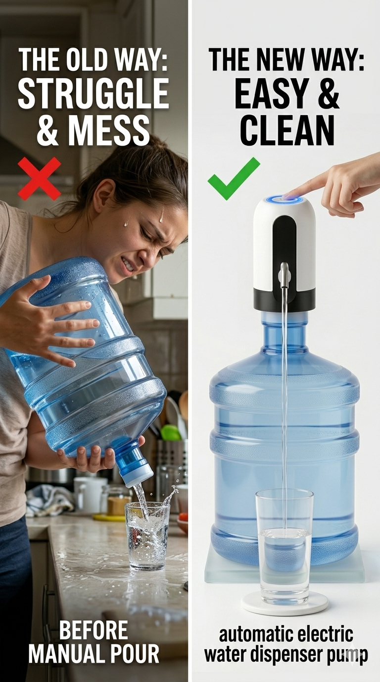 Electric Water Dispenser Pump Automatic Water Bott...