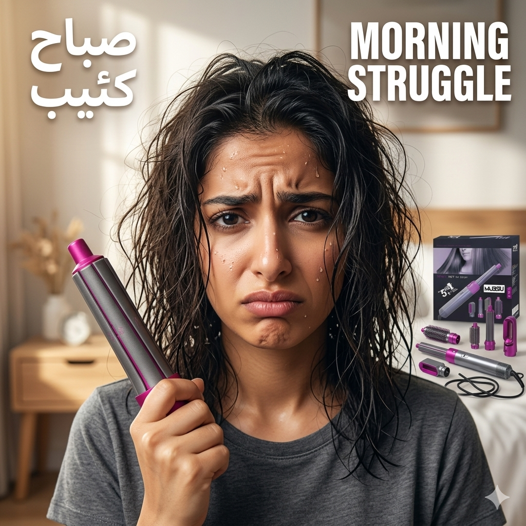 5 in 1 Multifunctional Hair Dryer & Styling Tool 🌸 — Curler + Straightener + Blower