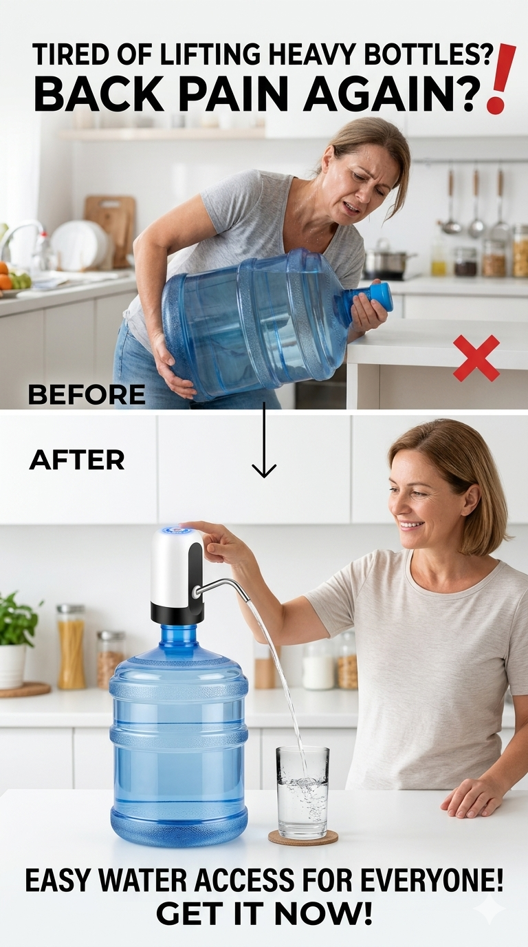 Electric Water Dispenser Pump Automatic Water Bott...