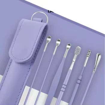 Ear Wax Removal Cleaning Tool Kit 6 Pcs Pick high quality stainless steel Tools