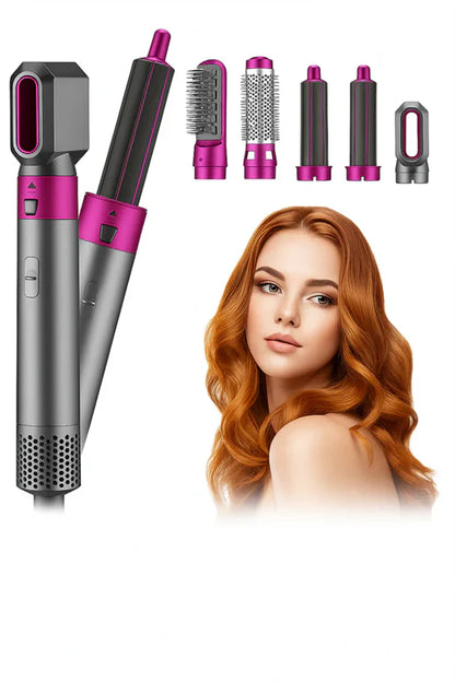 5 in 1 Multifunctional Hair Dryer & Styling Tool 🌸 — Curler + Straightener + Blower