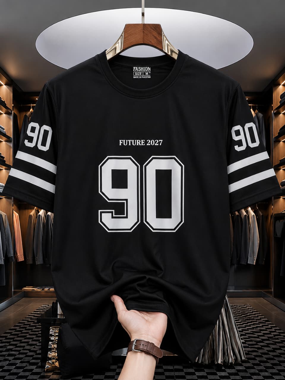 "Future 90" Premium Drop Shoulder Streetwear Tee|6 Colours and 3 size available