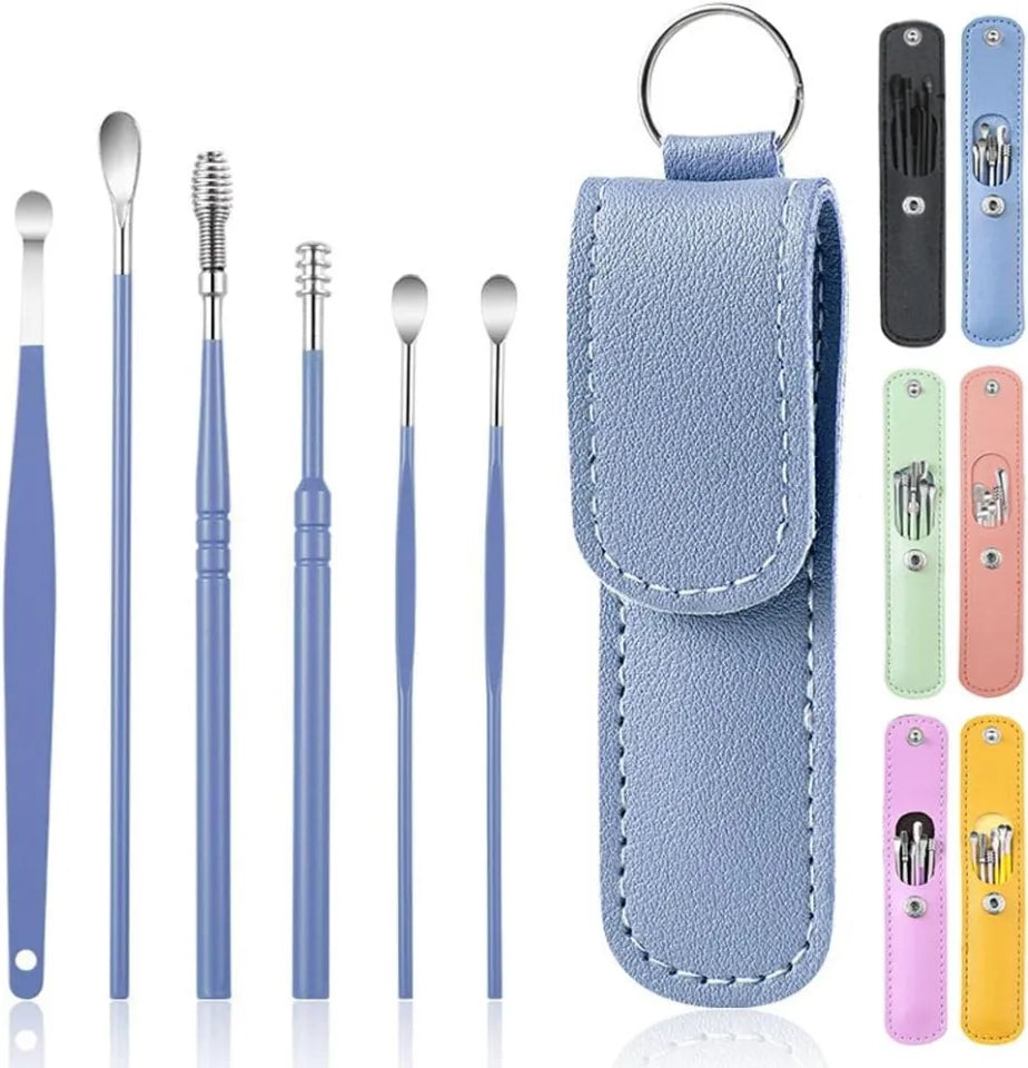 Ear Wax Removal Cleaning Tool Kit 6 Pcs Pick high quality stainless steel Tools
